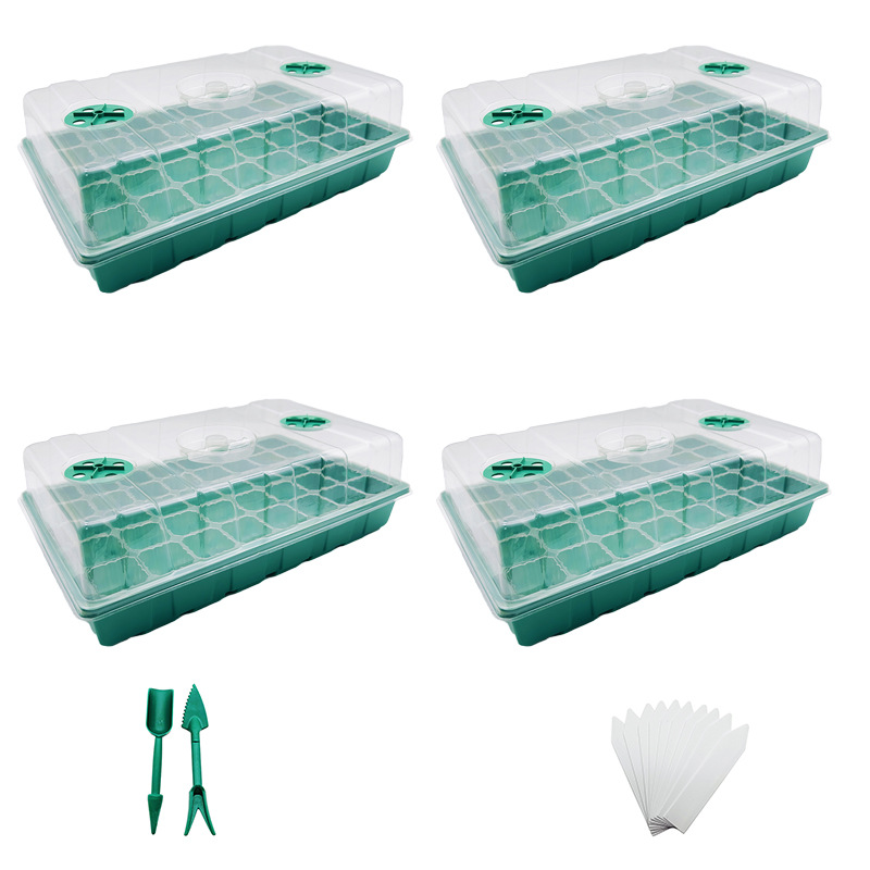 Seed Starter Trays - 4 pak kotak pemula biji 40