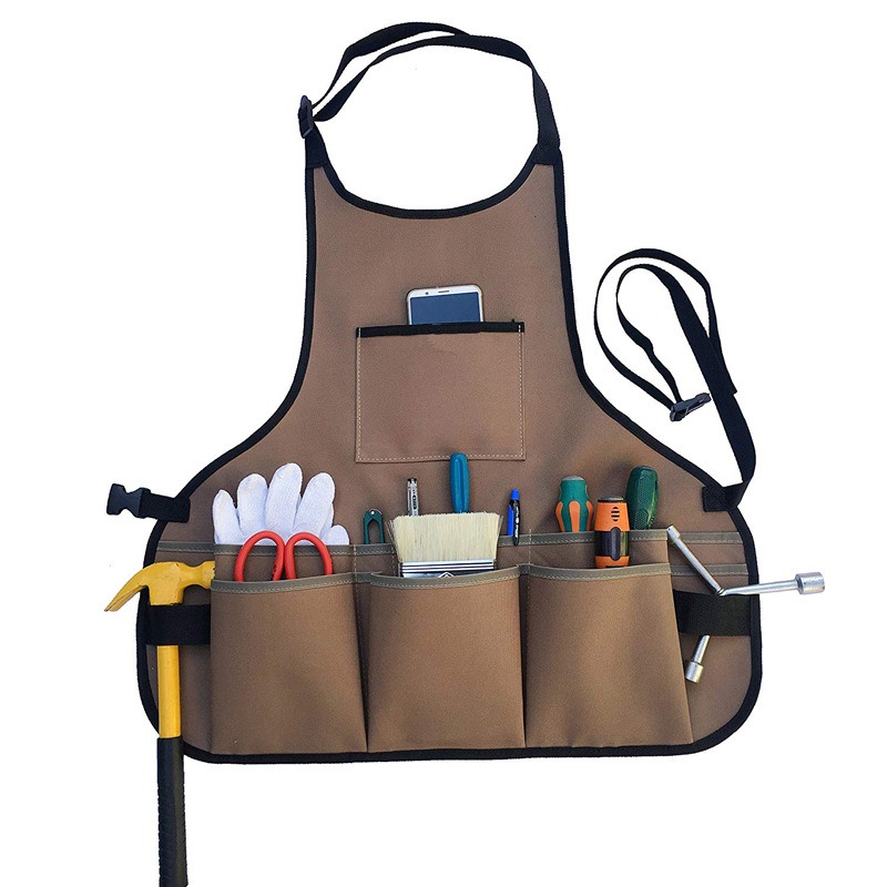 Gardening Tools Organiser - Celemek kerja kebun dengan saku untuk