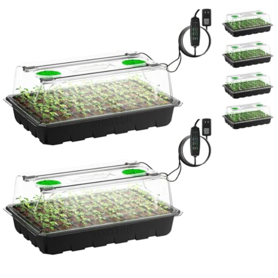 Seed Starter Trays - 6-Pack Seed Starter Trays untuk berkebun