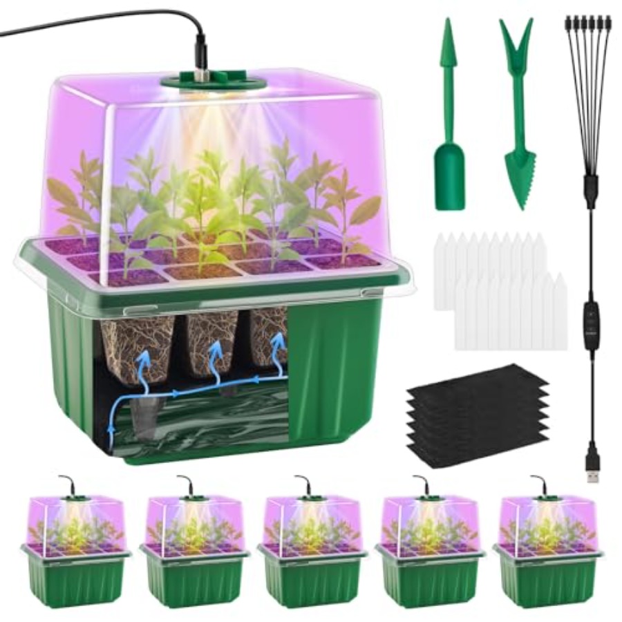 Seed Starter Trays - Baki Semai Benih dengan Lampu 6