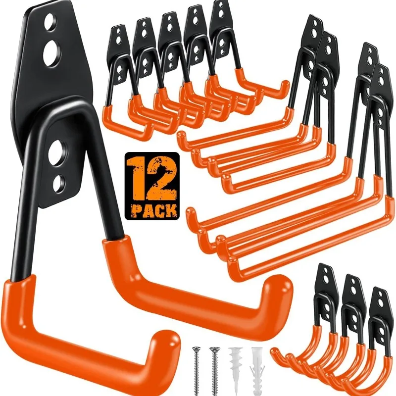 Gardening Tools Organiser - Set 12 buah Pengait Penyimpanan Garasi