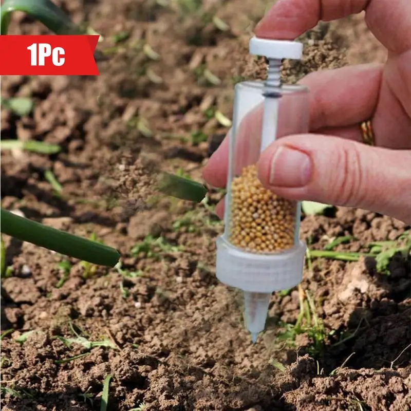Essential Gardening Tools - 1 Buah Dispenser Benih Genggam, Alat