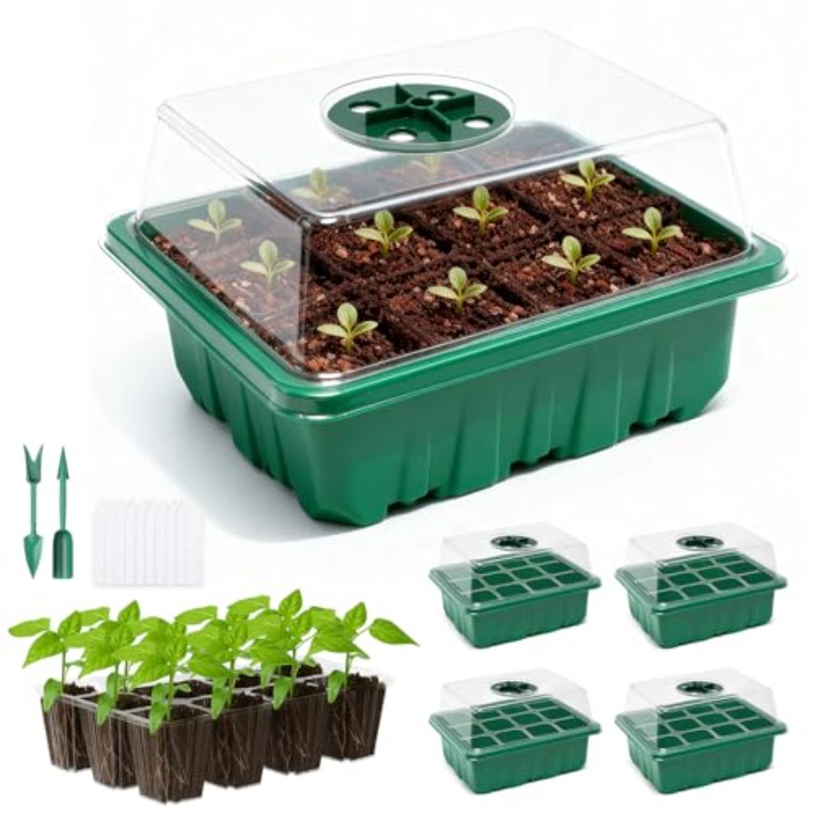 Seed Starter Trays - 5 Paket Baki Semai Benih dengan
