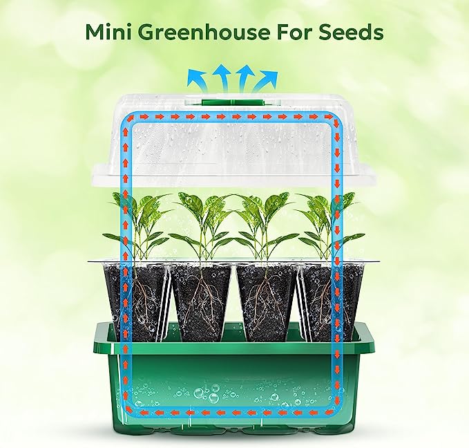 4 pak kotak pemula biji 40 kis - Seed Starter Trays ulasan dan harga