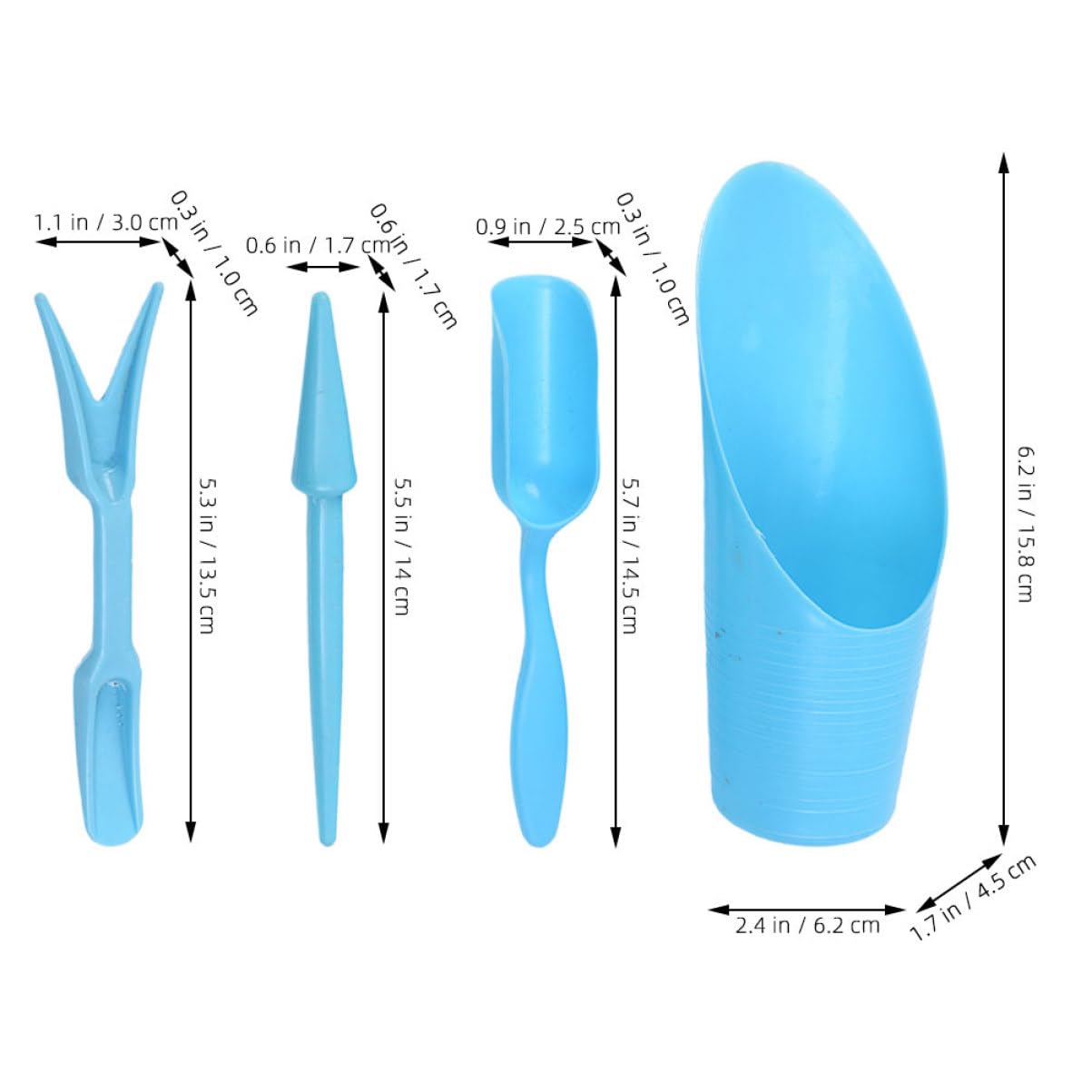 4 buah/set, ember plastik taha - Gardening Tools Shop ulasan dan harga
