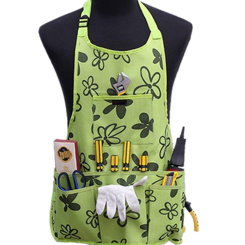 Celemek kerja kebun dengan sak - Gardening Tools Organiser ulasan dan harga