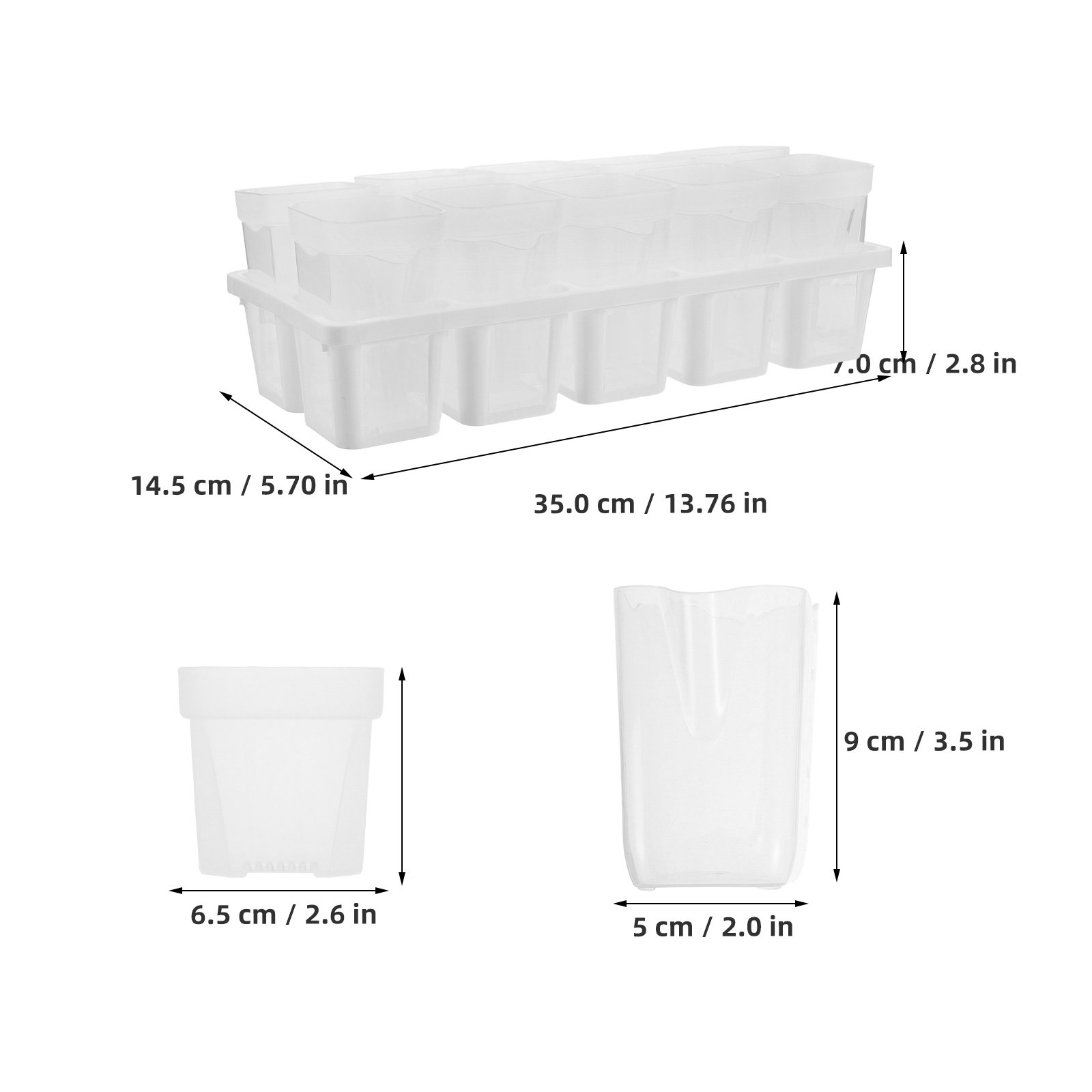 1Set Pot Penyiraman Otomatis u - Seed Starter Trays ulasan dan harga