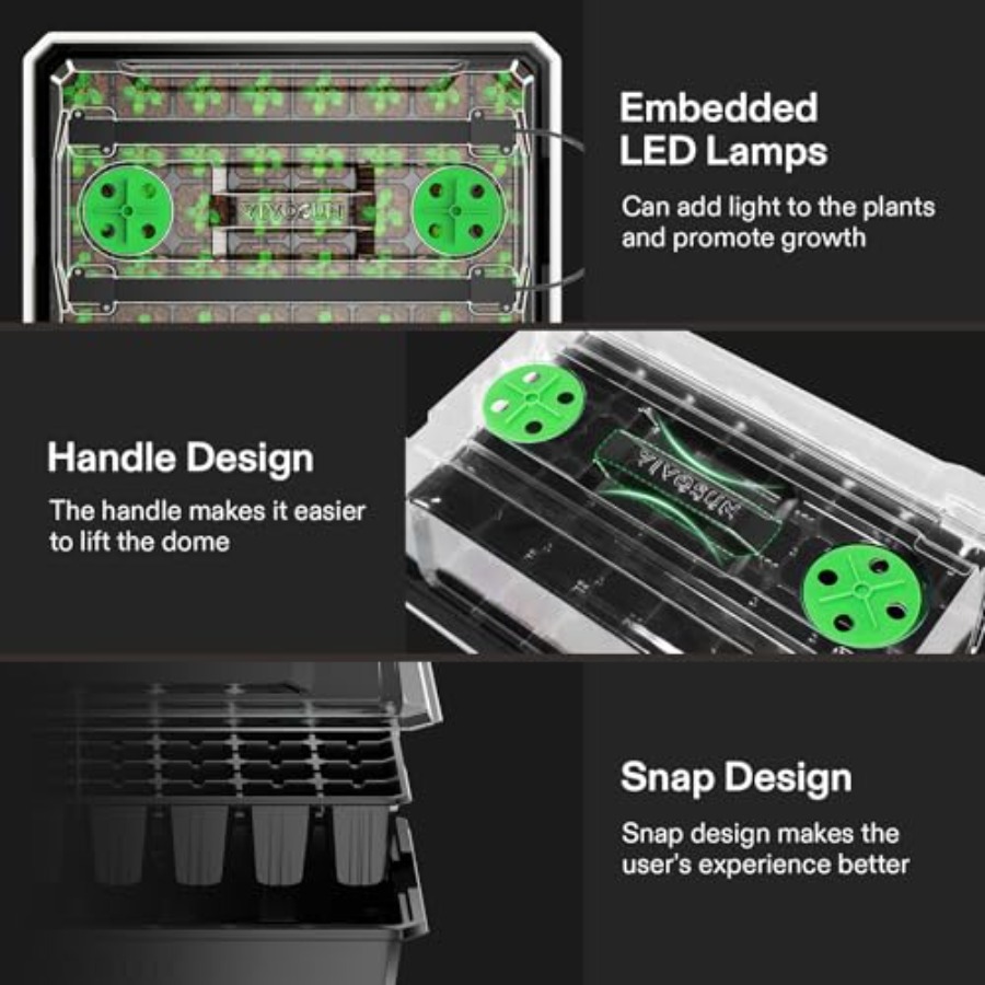 6-Pack Seed Starter Trays untu - Seed Starter Trays ulasan dan harga