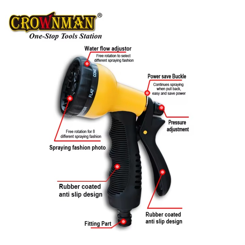 Alat Kebun Berkualitas Tinggi, - Garden Hose Nozzle ulasan dan harga