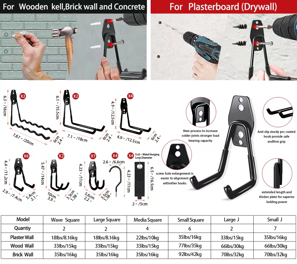 Kait gantungan sepeda Anti sli - Gardening Tools Organiser ulasan dan harga