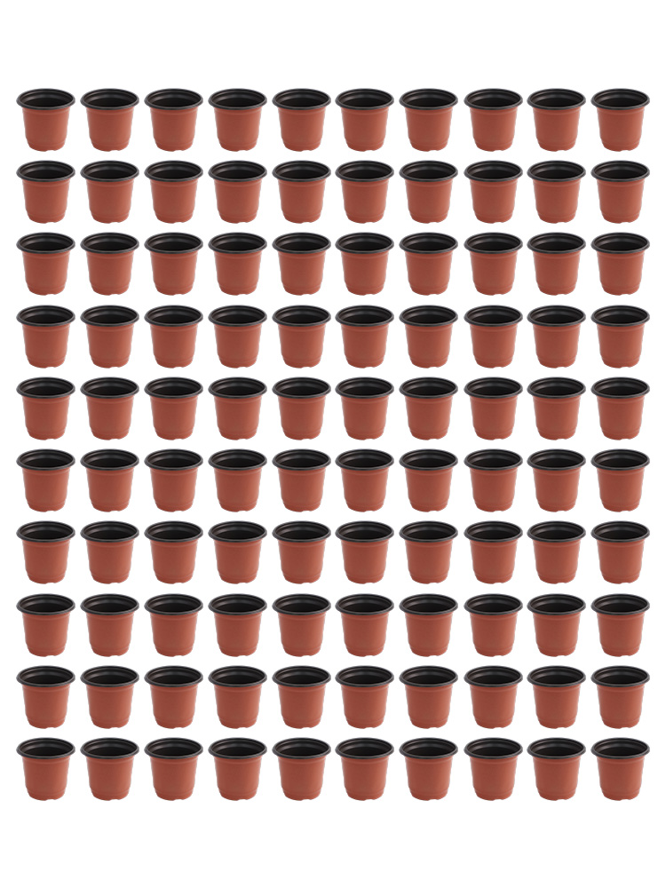 100 Buah Pot Bunga Dua Warna P - Seed Starter Trays ulasan dan harga