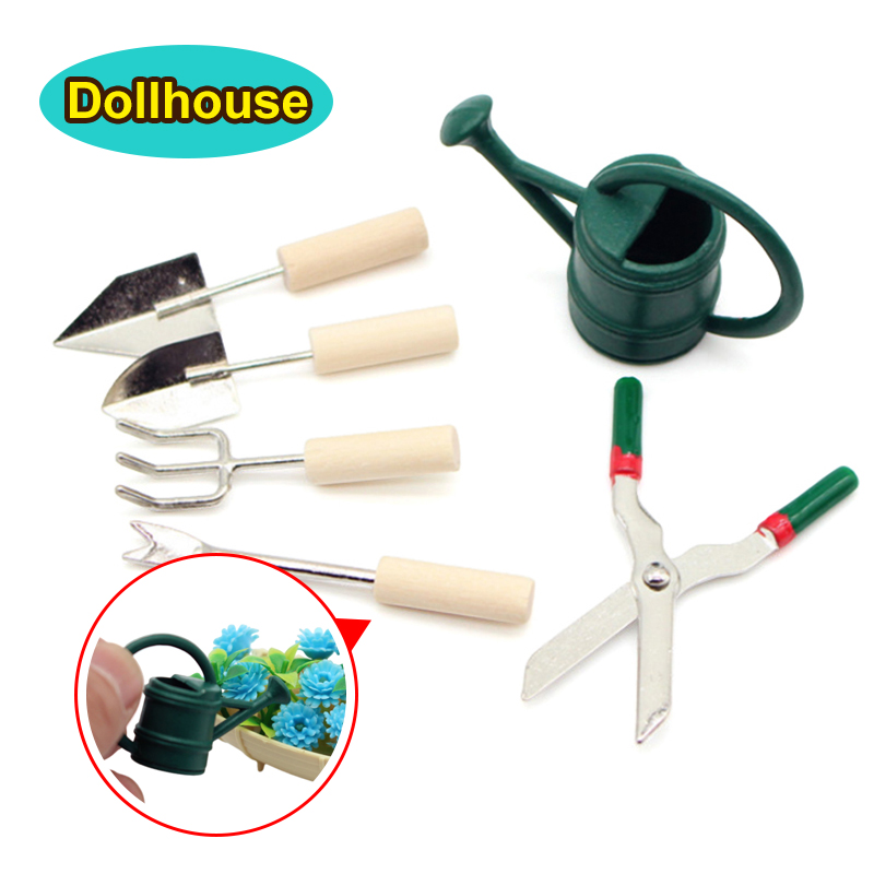 1/12 Set Alat Berkebun Miniatu - Gardening Tools Kit ulasan dan harga