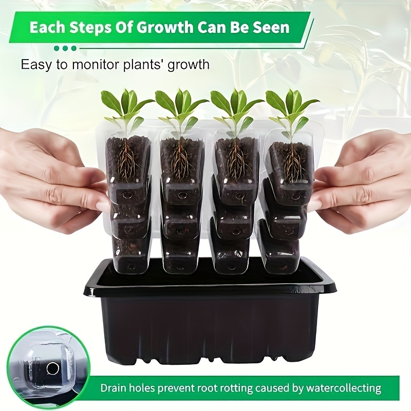 1/2/3-Paket Baki Perkecambahan - Seed Starter Trays ulasan dan harga