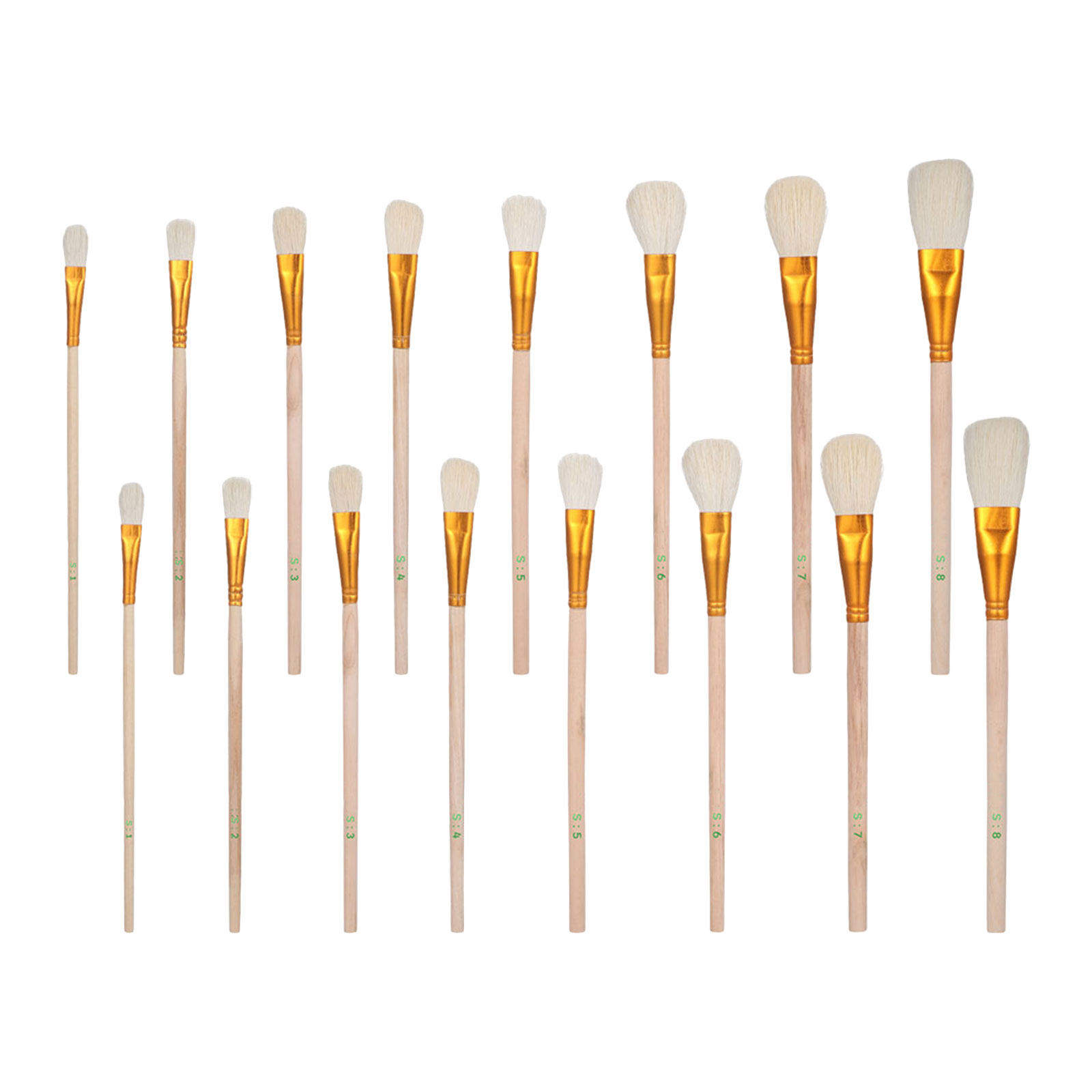 16Pcs Kit Kuas Penyerbuk Bunga - Gardening Tools Kit ulasan dan harga