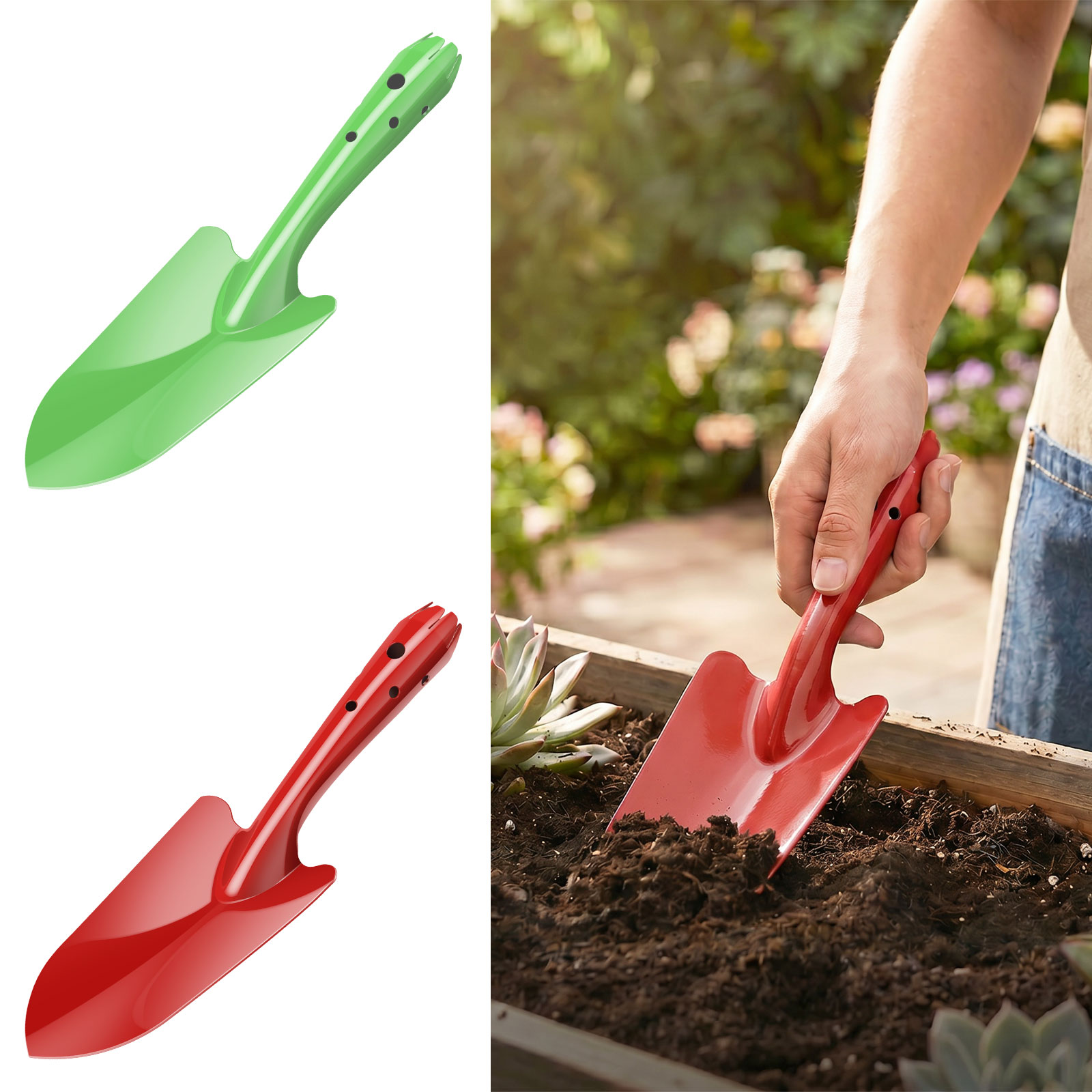 Sekop Taman Logam Tahan Karat  - Gardening Tools Spade ulasan dan harga