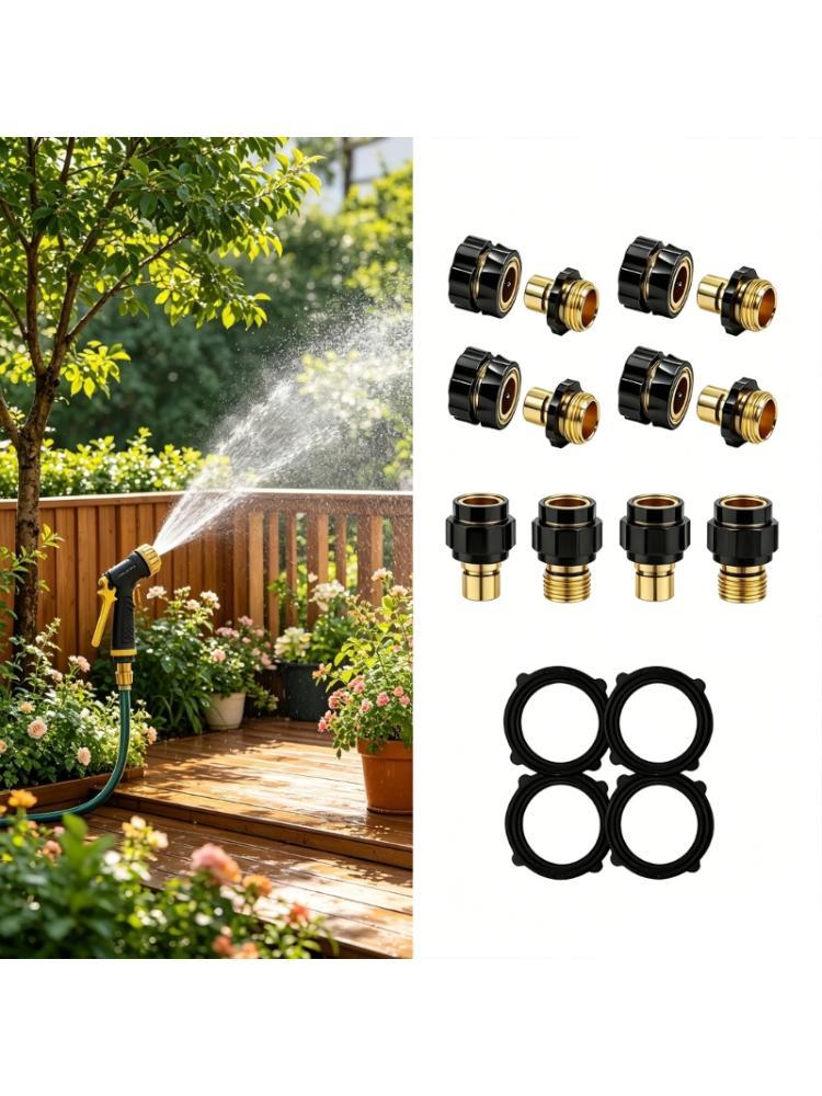 R9UF 4 Buah/Pak Konektor Pipa  - Gardening Tools Needed ulasan dan harga