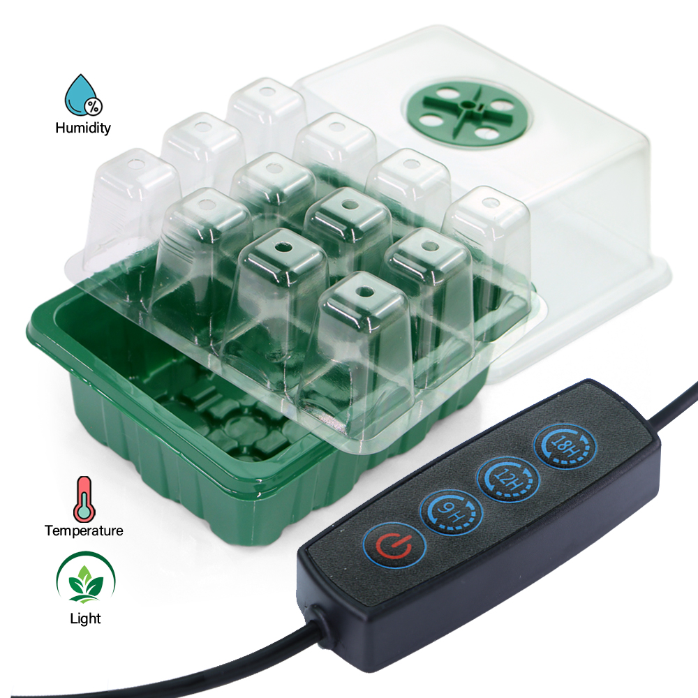 Pot Pembibitan LED dengan Lamp - Seed Starter Trays ulasan dan harga