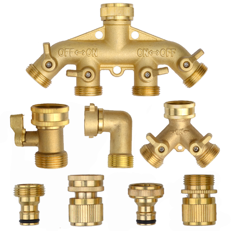Tugas berat kuningan 1-2-4 car - Gardena Hose Comfort ulasan dan harga