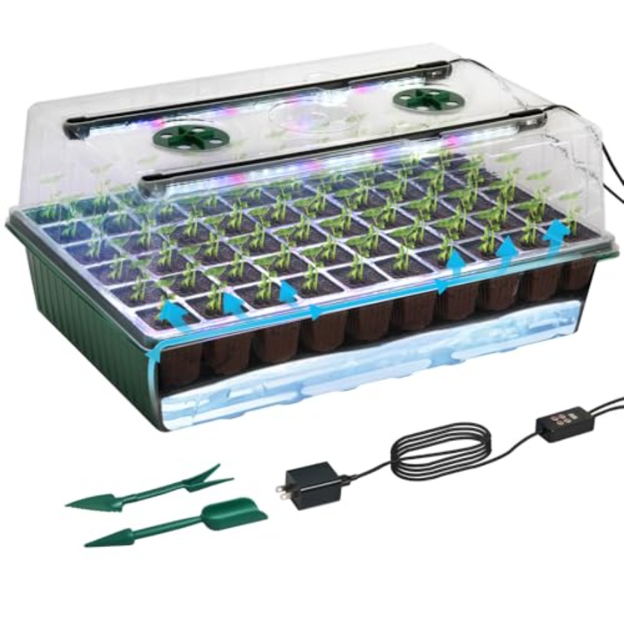 Baki Semai Benih dengan Lampu  - Seed Starter Trays ulasan dan harga