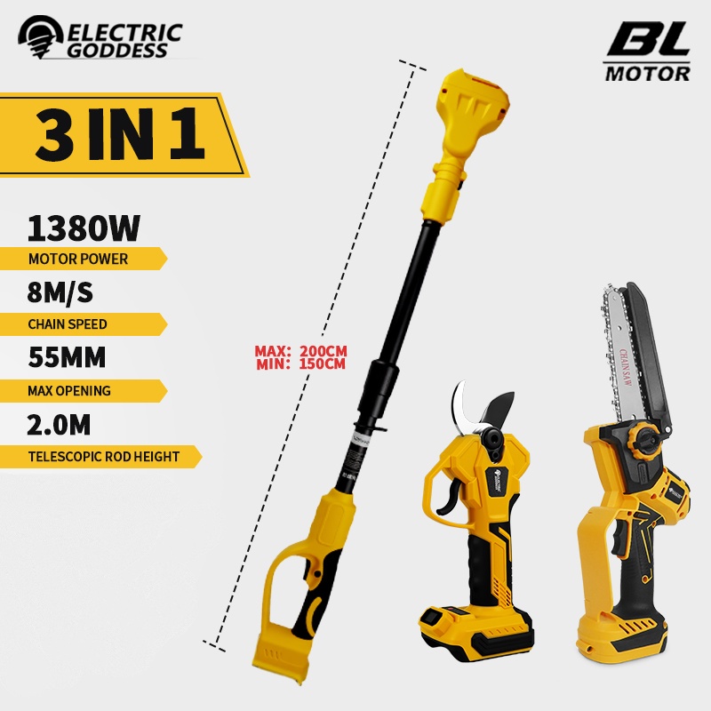 Gergaji Rantai Listrik Tanpa S - Essential Gardening Tools ulasan dan harga