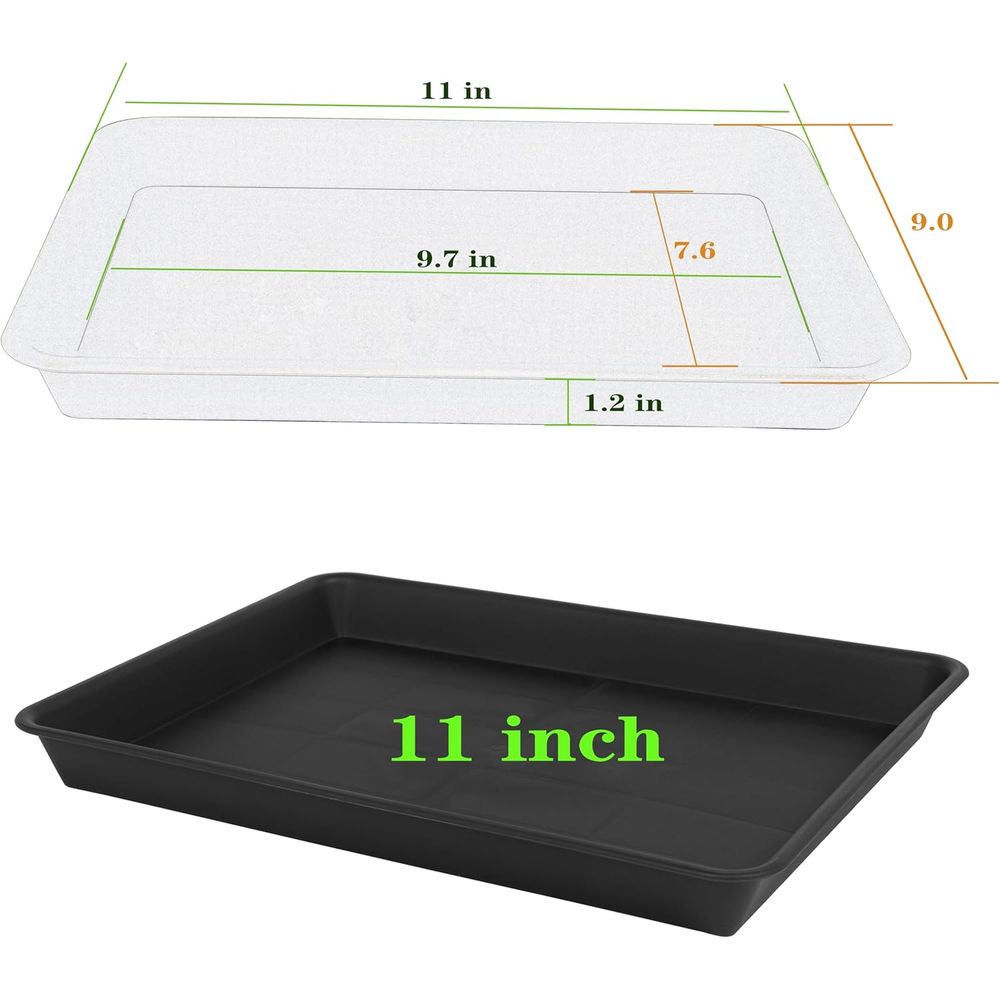 4-Pack Alas Drainase Tanaman P - Seed Starter Trays ulasan dan harga