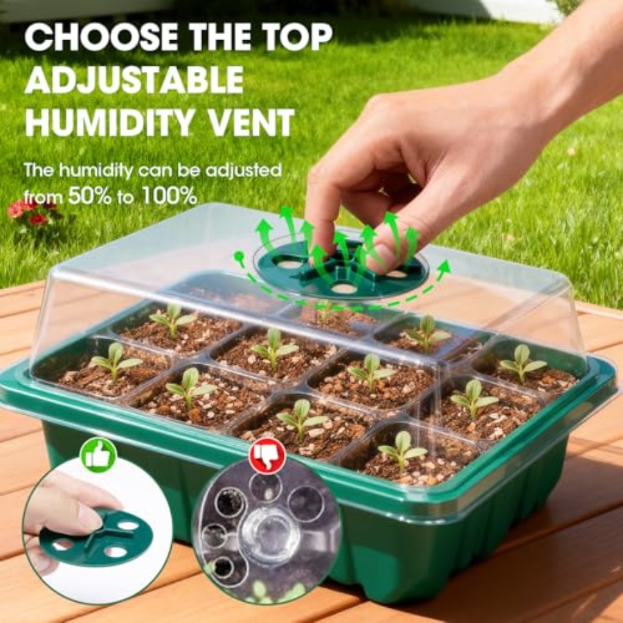 5 Paket Baki Semai Benih denga - Seed Starter Trays ulasan dan harga