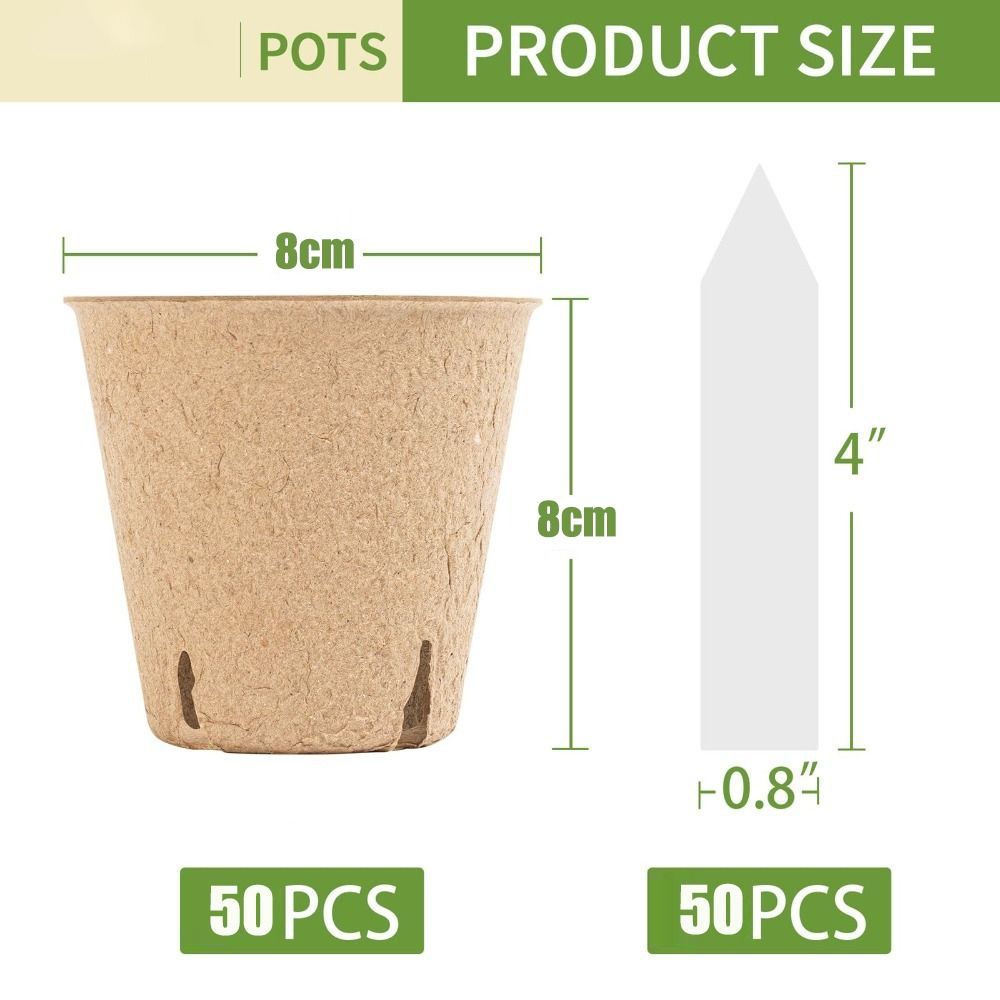 50PCS Pot Pembibitan Tanaman B - Seed Starter Trays ulasan dan harga